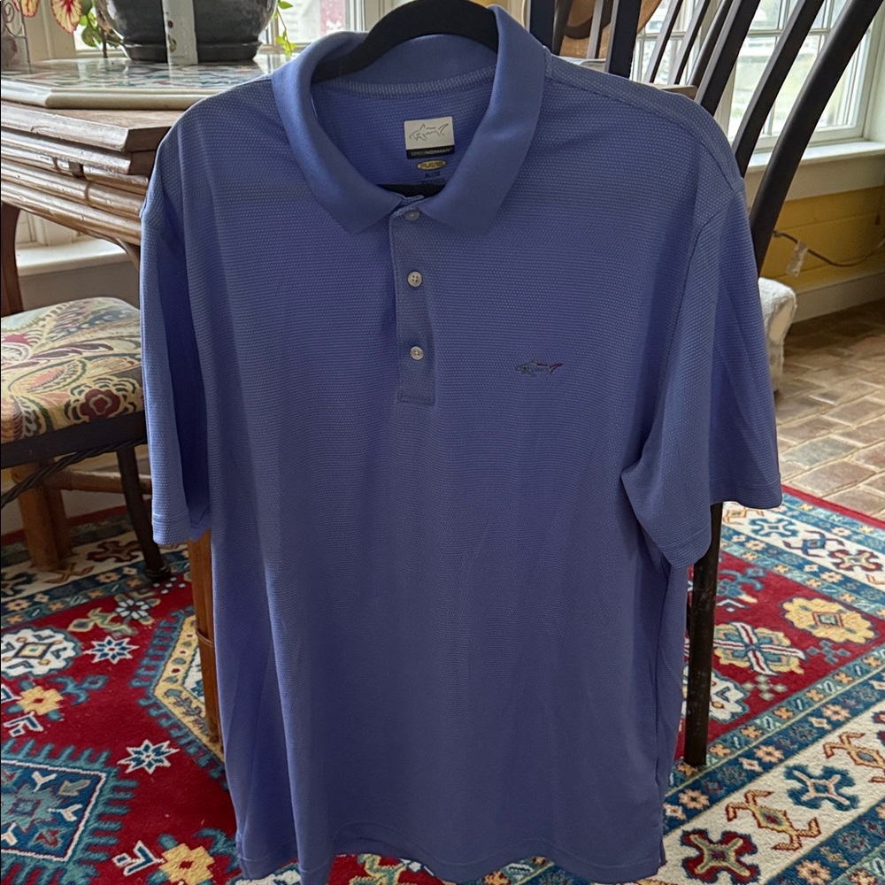 Greg Norman Collection Blue Polo Shirt